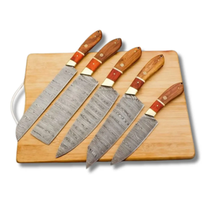 Kitchen <b>Knife</b> <b>Set</b> Stainless Steel Professional Chef <b>Knife</b> <b>Set</b> with <b>Sharp</b> Blade and Sheet Handle - Product Image 1