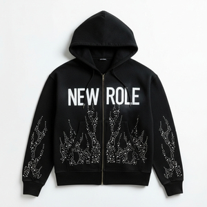 Best Design Winter 100% Cotton Breathable Men <b>Rhinestone</b> Tracksuit Cheap Rate <b>Top</b> Trending Fully Customise OEM - Product Image 3