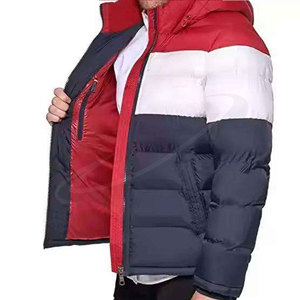 Hooded Puffer <b>Jacket</b> Insulated Winter Outerwear With Durable Fabric And Soft Inner Comfort <b>Mens</b> Winter Puffer <b>Jacket</b> Full Zip - Product Image 5