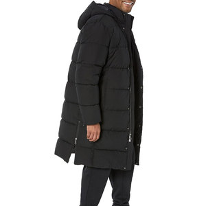 Wholesale Custom <b>Long</b> Puffer <b>Jacket</b> Unisex Hooded Water Resistant Quilted Winter Coat OEM ODM Factory Manufacturer - Product Image 3
