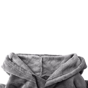 Sudadera con Capucha de Piel para Hombre, Estilo Casual, con Bolsillos Tipo Canguro, Manga Larga, Cálida para Invierno - Product Image 3