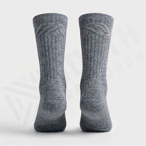 Custom Alpaca <b>Wool</b> Crew <b>Socks</b> Moisture Wicking Sports Men <b>Women</b> Breathable Durable Soft Gym Customized Color Fit Pairs Wear - Product Image 2