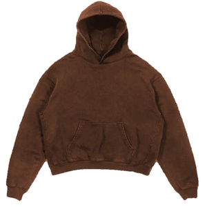 Sweat à capuche streetwear rouge foncé pour homme, marque privée, avec impression graphique en relief, pour les jeunes marques de vêtements américaines - Product Image 6