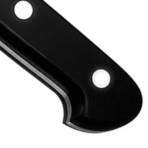 Couteaux de cuisine professionnels avec manche ergonomique noir et trois rivets argentés pour hacher les légumes, trancher la viande et la préparation quotidienne des aliments - Product Image 6