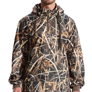 Vêtements de chasse et de pêche : Sweat à capuche tactique à fermeture éclair quart de col, motif arbres, feuilles et fleurs, sublimation, collection Bottomland - Product Image 2