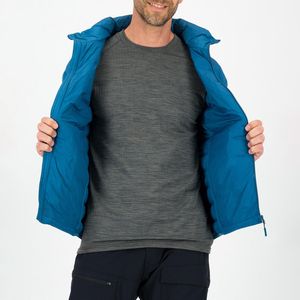 OEM Custom Printed High Quality Unisex Winter Puffer Jacket <b>Waterproof</b> Reversible Hooded <b>Coat</b> Warm Bubble <b>Padded</b> Pocket High - Product Image 2