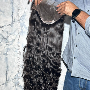 Peluca de Cabello Humano Natural con Ondas Rizadas, Peluca con Encaje HD, Encaje Suizo, Cabello Humano Indio, Peluca 100% Cabello Humano Real - Product Image 1