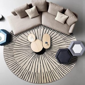 Tapis en laine biologique moderne personnalisé, fait main, motif yeux, antidérapant, réversible, adapté aux animaux domestiques, à poils longs, lavable, pour salon et décoration intérieure - Product Image 3