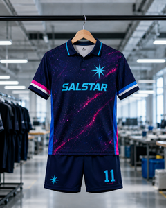Maillot de football personnalisé en polyester de haute qualité, uniforme de football par sublimation, séchage rapide, respirant, vêtements de sport d'équipe - Product Image 2