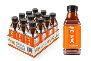 Bouteille de 330 ml de thé noir saveur pêche, échantillon gratuit, fabricant vietnamien - Product Image 2