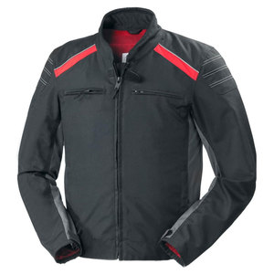 Men's Black Red Color Blocked <b>Motorcycle</b> <b>Jacket</b> Full Sleeve Windproof All Seasons Riding Wear - Product Image 2