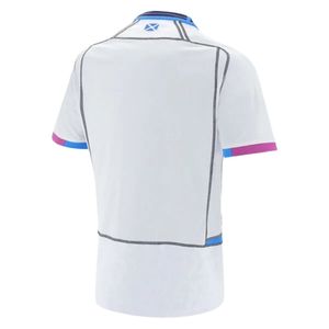 White Rugby Jersey Short Sleeve Men's Sports Team Shirt Uniform <b>Athletic</b> Wear Training Match Apparel Outdoor Game Clothing - Product Image 2