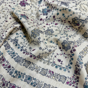 Écharpes et Étoles Brodés pour Femmes – Tissu Doux de Luxe, Broderie Décorative, Accessoires de Mode, Tenues de Fête et de Cérémonie – Vente en Gros - Product Image 1