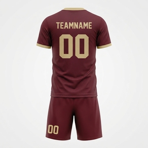 Kit de football de qualité supérieure, ensemble d'uniformes personnalisés pour les équipes, entraînement et compétition, fabricant de vêtements d'équipe de qualité, OEM ODM - Product Image 2