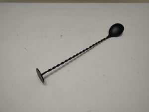 Cuillère à cocktail en acier inoxydable avec revêtement en poudre - Product Image 3