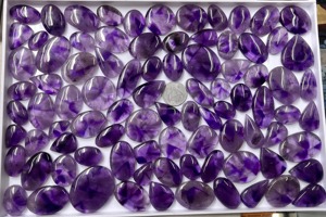 Fournisseur de pierres précieuses en améthyste naturelle, cabochons, cristaux de guérison de haute qualité, vente en gros, exportation - Product Image 6