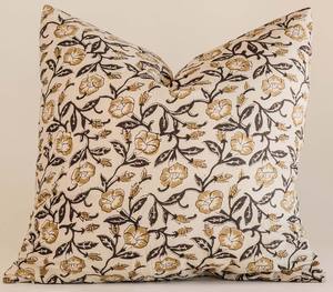 Indien fait à la main nouveau Design fleur bloc impression taie d'oreiller coton housse de canapé literie housses de coussin - Product Image 6