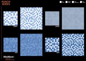 Dalles de stationnement numériques extérieures haute résistance en céramique mate 300x300mm 30x30cm 12x12 pouces pour allées à usage intensif - Product Image 5