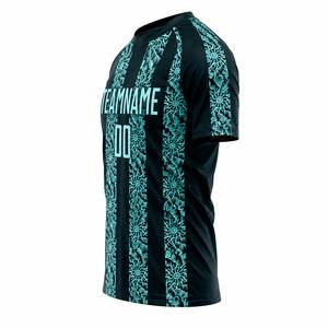 Maillots de football personnalisés par sublimation 100% polyester respirant à séchage rapide, uniformes d'équipe pour adultes, motif 3D, tissu 260g - Product Image 3