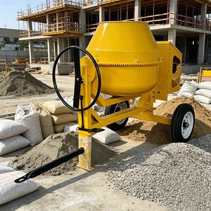 Mezcladora de Concreto Portátil Diésel, Mezcladora de Cemento Eléctrica, Mezcladora de Tambor para Construcción, Edificación, Proyectos Viales, Uso Pesado - Product Image 1