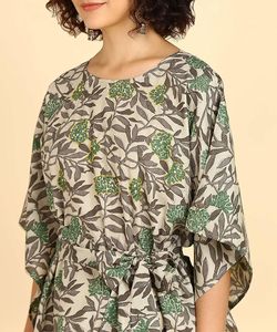 High Quality Designer Cotton Printed <b>Kaftan</b> <b>Summer</b> Daily Wear Regular Fit Washable Three Quarter Sleeve Best Price - Product Image 4