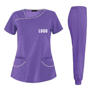 Uniforme de Enfermera con Cuello en V, Ligero, de Lona Ecológica, a Precio Razonable, para Mujer, Ropa Médica, Personalizable para Personal de Hospital - Product Image 6