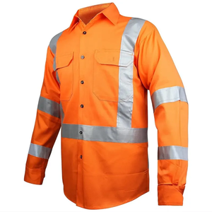 Uniforme de Trabajo de Alta Visibilidad en Algodón para Hombres, para Entornos Industriales - Product Image 1