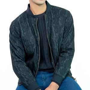 Hot Selling New Fashion <b>Men's</b> Eco-Friendly <b>Summer</b> Casual <b>Bomber</b> <b>Jacket</b> with Polyester/Cotton Shell - Product Image 5