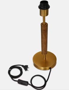 Lampe de table en métal doré de luxe |   Design Européen Écologique |   Ampoule à culot E26 pour usage hôtelier |   Éclairage décoratif moderne - Product Image 3