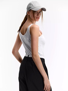 Women Cotton Spandex Gym Fitness Tank <b>Top</b> Slim Fit Sleeveless Workout <b>Top</b> Custom Logo Wholesale Private Label Casual Summer <b>Top</b> - Product Image 3