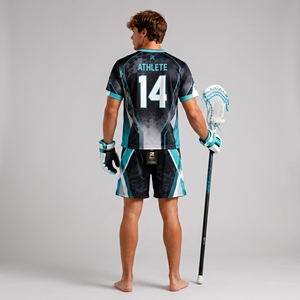 Uniforme de lacrosse atlético diseñado para velocidad, agilidad y comodidad con tela de primera calidad y rendimiento moderno. - Product Image 5