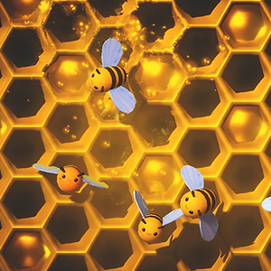 Tableau d'affichage LED interactif numérique pour enfants, avec projection par capteur et logiciel tactile, design nid d'abeille, personnalisable, idéal pour les îlots de café - Product Image 4