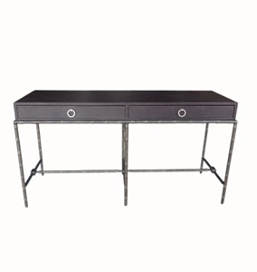 Mesa de Consola con Diseño Moderno en Madera de Roble para Sala de Estar, Sofá, Dormitorio, Estilo Moderno - Product Image 1