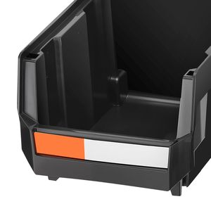<b>Wall</b> Mounted <b>Storage</b> Bins 12 Plastic 3 Metal Rails <b>Hanging</b> Stackable <b>Storage</b> Bin Screws Nuts Bolts Product Category <b>Wall</b> <b>Storage</b> - Product Image 3