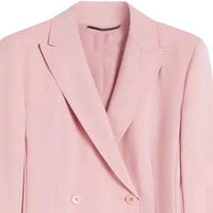 Ensemble Blazer Rose Personnalisé avec Logo pour Femme 2026 – Collection Automne, Style Bureau, Boutons, Revers, Décontracté, Respirant – Fabricant de Costumes de Sororité, Vente en Gros - Product Image 4