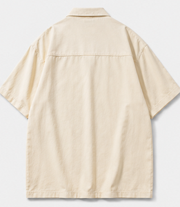 Chemise de travail à manches courtes surdimensionnée pour homme de haute qualité - Product Image 2