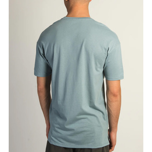 เสื้อยืดลำลองผู้ชายคุณภาพสูง ผ้าฝ้าย 100% ดีไซน์โอเวอร์ไซส์ ไหล่ตก รับสกรีนโลโก้ ขายดี - Product Image 4