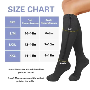 Knee High <b>Compression</b> <b>Socks</b> Graduated 20-30mmHg Breathable Spandex Polyester Adult Women Men Casual Daily Wear Spring - Product Image 4