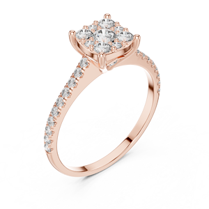 Wholesale 925 Sterling Silver Cushion Cut Moissanite <b>Diamond</b> <b>Ring</b> Jewelry Manufacturer Factory Custom OEM - Product Image 3