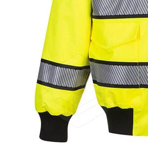 เสื้อแจ็กเก็ตกันฝนสำหรับผู้ชาย, เสื้อแจ็คเก็ตกันลมมีฮู้ด3สะท้อนแสงรุ่น Ansi Class 3 - Product Image 5