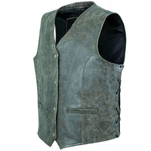 Chaleco de Motocicleta sin Mangas, Estilo Casual, Vintage, a Prueba de Viento, para Hombre, 100% Poliéster, Servicio OEM - Product Image 5