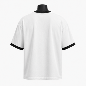 เสื้อยืดโอเวอร์ไซส์ลายกราฟิกสำหรับผู้ชาย ผ้าฝ้าย 100% สไตล์สตรีทแวร์ รับผลิตแบบ OEM ODM ขายส่งจากโรงงาน - Product Image 2