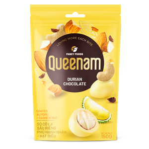 Fabricante Líder en Ventas, Dragee de Chocolate HALAL de Vietnam, OEM/ODM, 150G, Durian, Almendras y Anacardos Cubiertos de Chocolate, Envío Global - Product Image 1