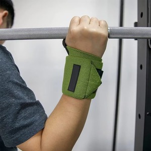 Attelles de poignet unisexes en néoprène et peau de chèvre de haute qualité, avec logo personnalisé, respirantes, pour la musculation, soutien du poignet, sécurité en salle de sport, les meilleures - Product Image 5