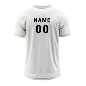 Maillot de volley-ball personnalisé OEM d'usine, sublimation, gris, t-shirt de sport respirant, séchage rapide, doux et confortable, haut de gamme pour équipe de volley-ball - Product Image 3