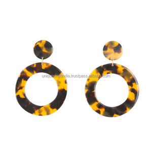 Pendientes de Resina Epoxi para Mujer y Niña, Joyería de Moda, Dijes de Madera, Colgantes, La Mejor Colección Combinable Personalizable, Artesanía de Resina - Product Image 5