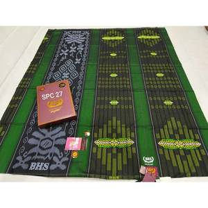 Sarong BHS Excellent Gold JGQ Songket para Hombre, Material Mercerizado, Estilo Musulmán, para Todas las Temporadas, Hecho en Java Oriental, Indonesia - Product Image 1