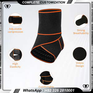 Support orthopédique de cheville pour la protection sportive, protection de base, en acier, avec fonction d'insertion d'aiguille - Fizzan International - Product Image 3