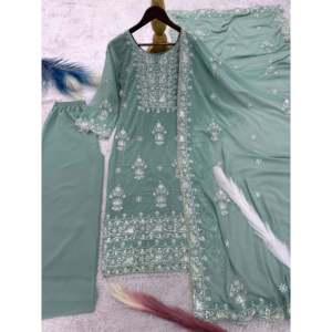 Women's Beautiful Top-Bottom and Dupatta Set for Parties - Product Image 6