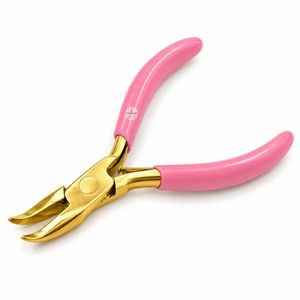 Pince à bec rond en or avec poignées lavande - Product Image 3